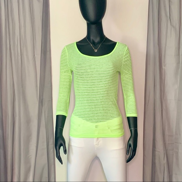 Neon striped top - Picture 2 of 8